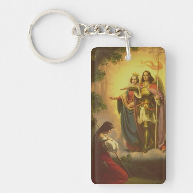 Saint Joan of Arc Key Ring (Front)