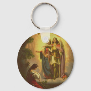 Saint Joan of Arc Key Ring