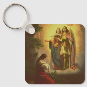 Saint Joan of Arc Key Ring
