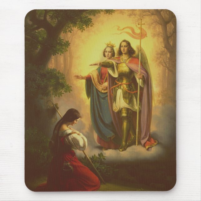 Saint Joan of Arc Mouse Pad (Front)