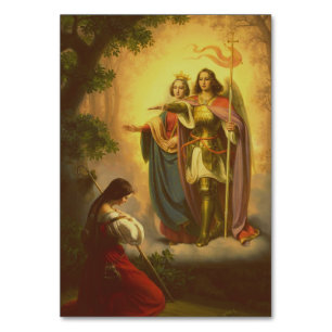 Saint Joan of Arc Table Number