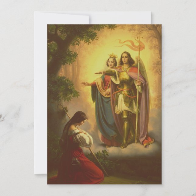 Saint Joan of Arc Thank You Card (Front)