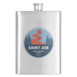 Saint Joe Wild And Scenic River Idaho Hip Flask