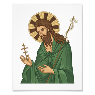 Saint John Baptist East Europian Church Orthodox Photo Print