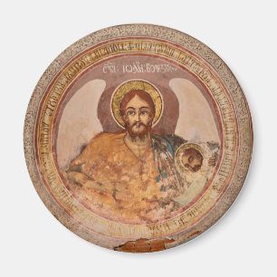 saint john baptist religion orthodox church icon o magnet
