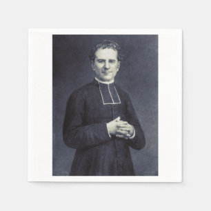 Saint John Bosco Father and Teacher of Youth Napkin