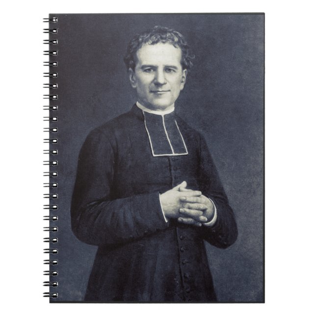 Saint John Bosco Father and Teacher of Youth Notebook (Front)
