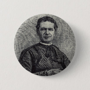Saint John Bosco Priest and Confessor 6 Cm Round Badge