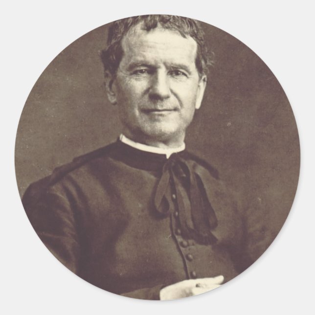 Saint John Bosco Priest and confessor  Classic Round Sticker (Front)
