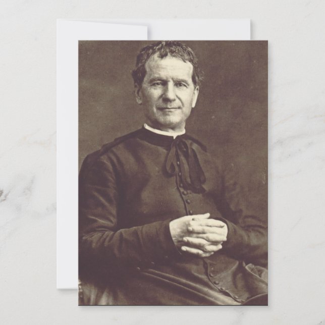 Saint John Bosco Priest and confessor Invitation (Front)