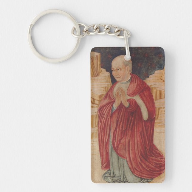 Saint John Cassian Church Father Key Ring (Front)