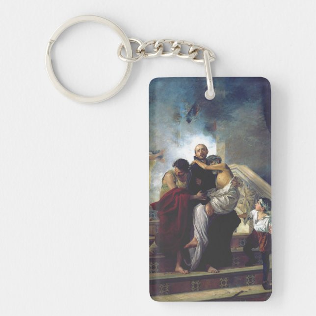 Saint John of God Key Ring (Front)