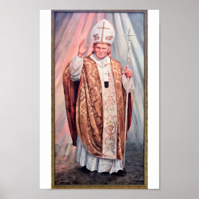 Saint John Paul II - Beloved Pope from Poland. Poster (Front)