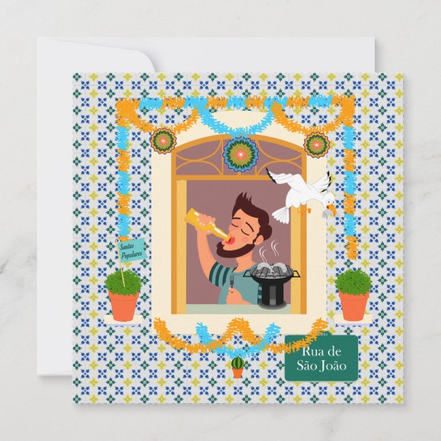 Saint John Portuguese Festa Neighbour Invitation (Front)