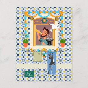Saint John Portuguese Festa Neighbour Postcard