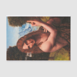 Saint John the Baptist, 1520 by Salai Tissue Paper