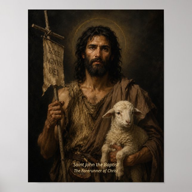 Saint John the Baptist Art Print (Front)
