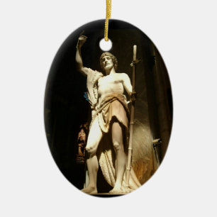 Saint John the Baptist Ceramic Tree Decoration