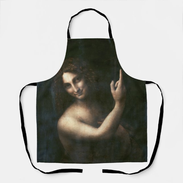 Saint John the Baptist, Leonardo da Vinci Apron (Front)