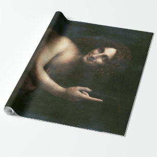 Saint John the Baptist, Leonardo da Vinci Wrapping Paper