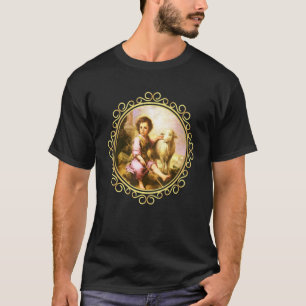 Saint John The Baptist Painting Jesus Agnus Dei Ca T-Shirt