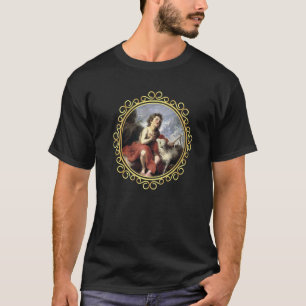 Saint John The Baptist Painting Jesus Agnus Dei Ca T-Shirt