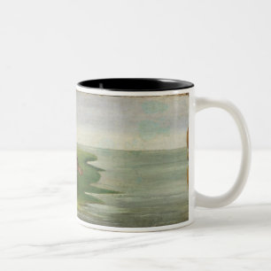 Saint John the Divine on Patmos, Writing the Book Two-Tone Coffee Mug