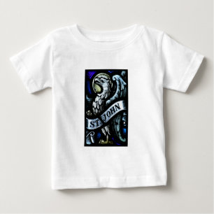 Saint John the Evangelist Stained Glass Art Baby T-Shirt