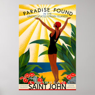 Saint John U S Virgin Islands Caribbean Leeward Poster
