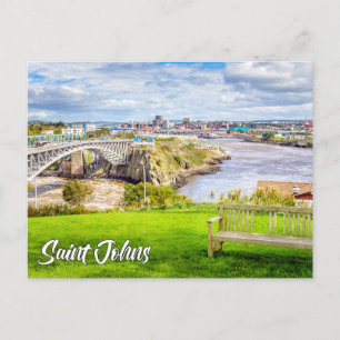 Saint Johns, New Brunswick, Canada Postcard