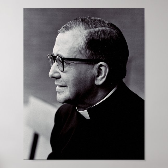 Saint Josemaria Escriva Poster (Front)