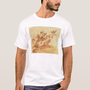 Saint Joseph adoring the Christ Child (pen, ink, b T-Shirt