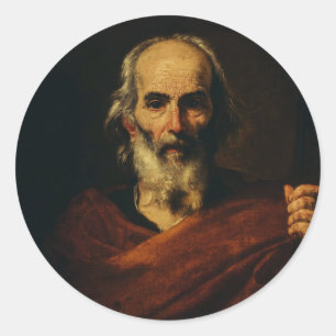Saint Joseph by Jusepe de Ribera Classic Round Sticker
