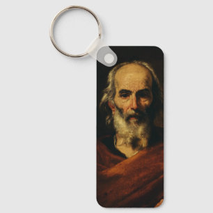 Saint Joseph by Jusepe de Ribera Key Ring