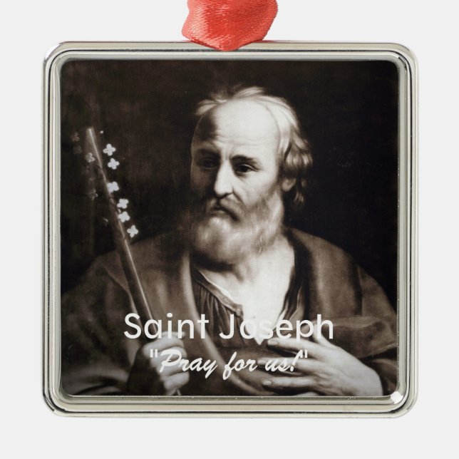 Saint Joseph Custom Ornament (Front)