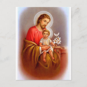 "Saint Joseph feast day" "little saints of spring" Postcard
