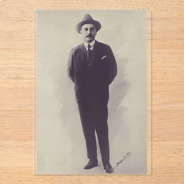 Saint Joseph Gregory Hernandez Layman Acrylic Invitations (Front)