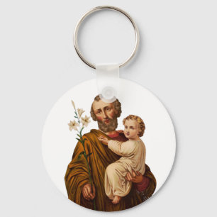 Saint Joseph Guardian of the Holy Family Key Ring
