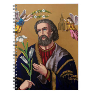 Saint Joseph Guardian of the Holy Family Notebook