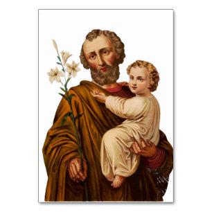 Saint Joseph Guardian of the Holy Family Table Number