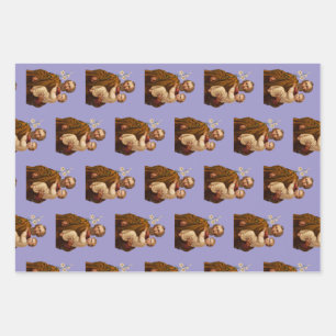 Saint Joseph Guardian of the Holy Family Wrapping Paper Sheet