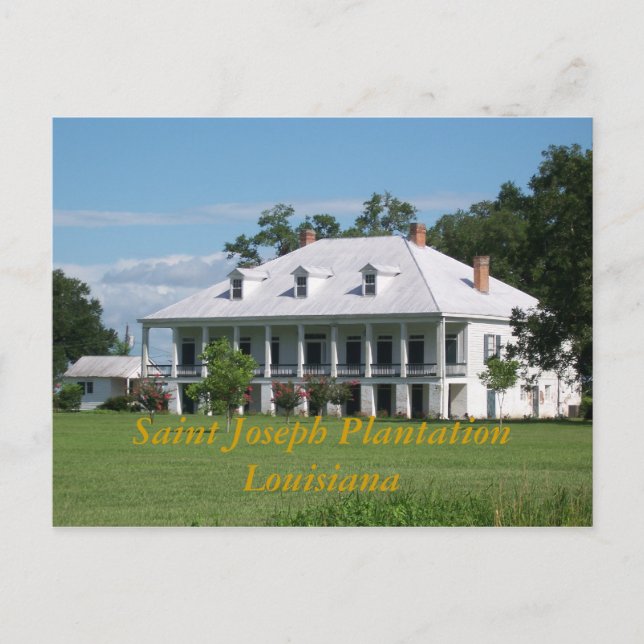 Saint Joseph Plantation Postcard (Front)