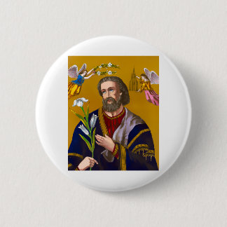 Saint Joseph San Jose 6 Cm Round Badge