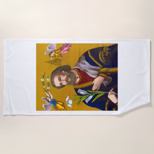 Saint Joseph San Jose Beach Towel