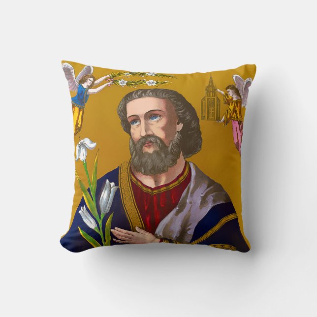 Saint Joseph San Jose Cushion (Front)