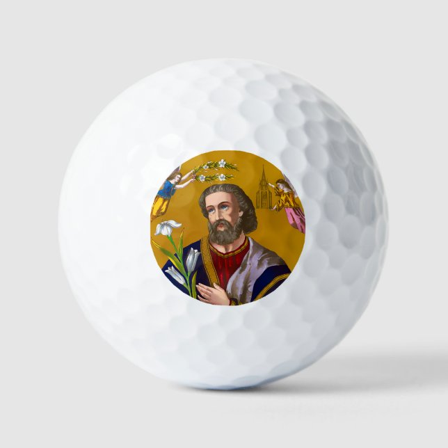 Saint Joseph San Jose Golf Balls (Front)