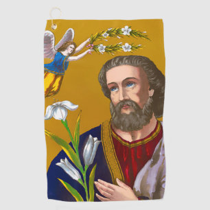 Saint Joseph San Jose Golf Towel
