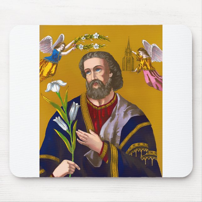 Saint Joseph San Jose Mouse Pad (Front)