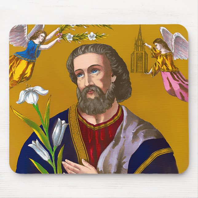 Saint Joseph San Jose Mouse Pad (Front)