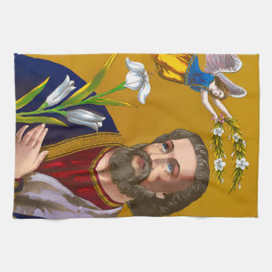 Saint Joseph San Jose Tea Towel